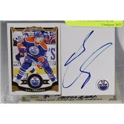 NAIL YAKUPOV GUARANTEED AUTHENTIC AUTOGRAPH WITH