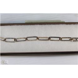LARGE LINK STERLING SILVER .925 BRACELET