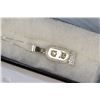 Image 1 : STERLING SILVER .925 BOX LINK CHAIN WITH PENDANT