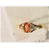 Image 1 : #31-10K GOLD CITRINE & DIAMOND RING