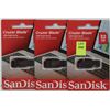 Image 1 : GROUP OF THREE 32GB SANDISK USB FLASH DRIVES