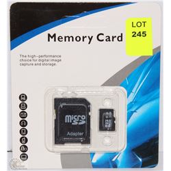 NEW 32GB MICRO SD CARD WITH ADAPTOR