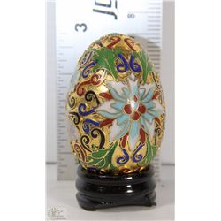 CLOISONNE EGG