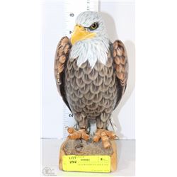 HAND PAINTED WOODEN EAGLE 9"H