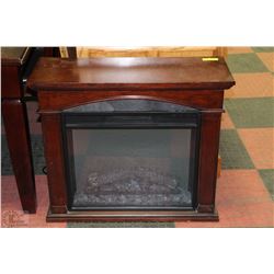 WOOD ELECTRIC FIREPLACE