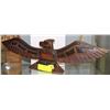 Image 1 : WEST COAST WOODEN CARVED THUNDERBIRD 19" WIDE