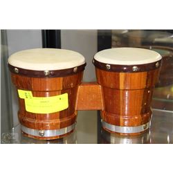 SMALL SET OF BONGOS
