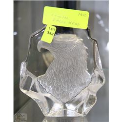 LEAD CRYSTAL EAGLE HEAD