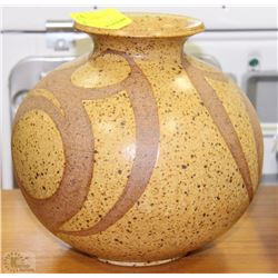 DECORATIVE TAN VASE