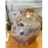 Image 1 : HANDPAINTED PIGGY BANK