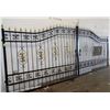 Image 1 : NEW 20FT HEAVY DUTY BI-PARTING WROUGHT IRON