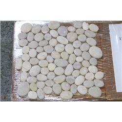 12" X 12" PEBBLES MOSAIC TILE X33