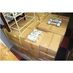 PALLET OF 675 NEW CANDLE TINS WITH LIDS ASSORTED