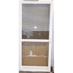 WHITE STORM DOOR