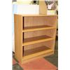 Image 1 : LIGHT OAK COLOR BOOKSHELF 30"X11"31"H