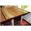 Image 1 : NEW RUSTIC WOOD BAR TABLE-52"X52"