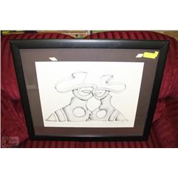 "UNITY" FRAMED ARTWORK BY IAN LANG