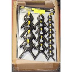 CASE OF 4 SPRING CLAMP SETS (17PCS EACH SET)