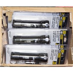CASE OF 6 LED FLASHLIGHTS WITH LASER