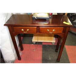 SMALL 2 DRAWER SOFA TABLE-12"X31"X29