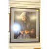 Image 1 : LARGE DECORATIVE PICTURE OF A  LADY FRAMED AND