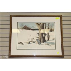 HELEN RUNDELL ARTIST PROOF FRAMED AND MATTED