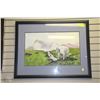 Image 1 : BERN SMITH WATERCOLOR FRAMED AND MATTED PRINT OF A