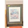 Image 1 : ESTATE FRAMED WATER COLOUR PRINT