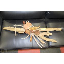 B.C DRIFTWOOD WALL HANGING 39"L X 13"W