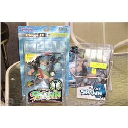 2 SPAWN COLLECTIBLE ACTION  FIGURINES IN BOX