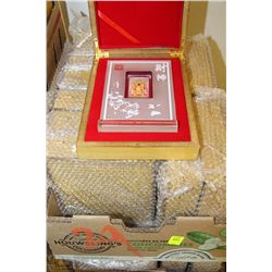 FLAT WITH 12 CHINESE SILVER