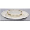 Image 1 : LARGE WHITE GLASS FRUIT PLATTER MOTIVE AND MILK