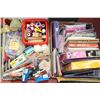 Image 1 : 2 LARGE BOXES OF CRAFT SUPPLIES INCL SCISSORS
