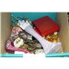 Image 1 : BOX WITH COSTUME JEWELLERY COLLECTION