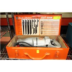 B&D HEAVY DUTY CUT SAW IN CASE