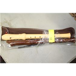 TWO MUSICAL RECORDERS