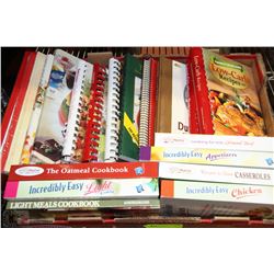 FLAT OF COOKBOOKS ON CHOICE