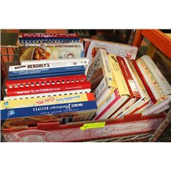 FLAT OF COOKBOOKS ON CHOICE