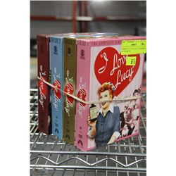 COMPLETE "I LOVE LUCY" SEASONS 1-4 DVD SETS