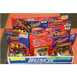 LOT OF 18 NEW NASCAR DIECAST COLLECTIBLE CARS