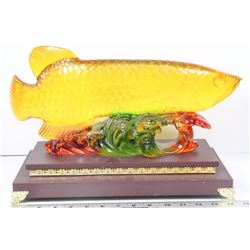 CHINESE KOI FISH ORNAMENT 16" IN LENGTH