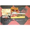 Image 1 : BOX FILLED WITH FISHING EQUIPMENT INCLUDING TACKLE