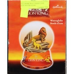HALLMARK WALT DISNEY LION KING WATER GLOBE