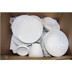 BOX OF ESTATE MIKASA DISHES