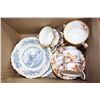 Image 1 : BOX WITH ROYAL ALBERT LENORA CUPS AND SAUCERS