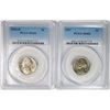 Image 1 : 1954-D, & 57 JEFFERSON NICKELS PCGS MS-65