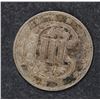 Image 2 : 1861 3-CENT SILVER, NICE ORIGINAL AU