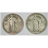 Image 1 : 1918-S FINE & 1917 T-1 FINE STANDING LIBERTY QUARTERS