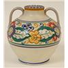Image 1 : A Carter, Stable & Adams Poole Pottery Vase, decorated flowers and leaves, marked in script "V.M....