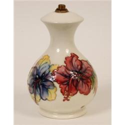 A Moorcroft Hibiscus Lamp Base, 20 cm  See illustration £100 - 150...